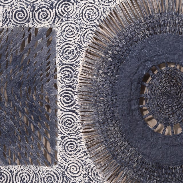 Jamie Young Batik Rectangle Framed Wall Art For Sale - Image 4 of 6