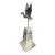 Bronze-Finished Cast Iron Flying Duck Statue on Cast Stone Pedestal For Sale