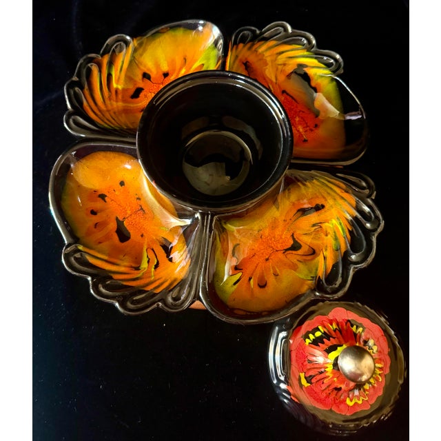2000 - 2009 California Pottery Lazy Susan For Sale - Image 5 of 12