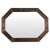 Wood Antique English Mirror with Decorative Frame, Early 1900s For Sale - Image 7 of 7