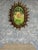Spanish Oval Gilt Metal Sunburst Mirror With Alternating Leaves For Sale In New York - Image 6 of 13