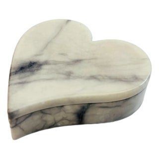 Marble Heart Box by Ducceschi For Sale