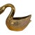 Mid-Century Oversized Brass Swan Planter For Sale - Image 12 of 13