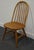 American S Bent Brothers Solid Oak Early American Rustic Bow Back Windsor Dining Side Chair 485 1183 111 For Sale - Image 3 of 10