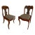 Mahogany Chairs Antique Empire - Set of 2 For Sale
