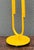 Vintage Yellow Metal Paperclip Table Lamp For Sale - Image 10 of 13