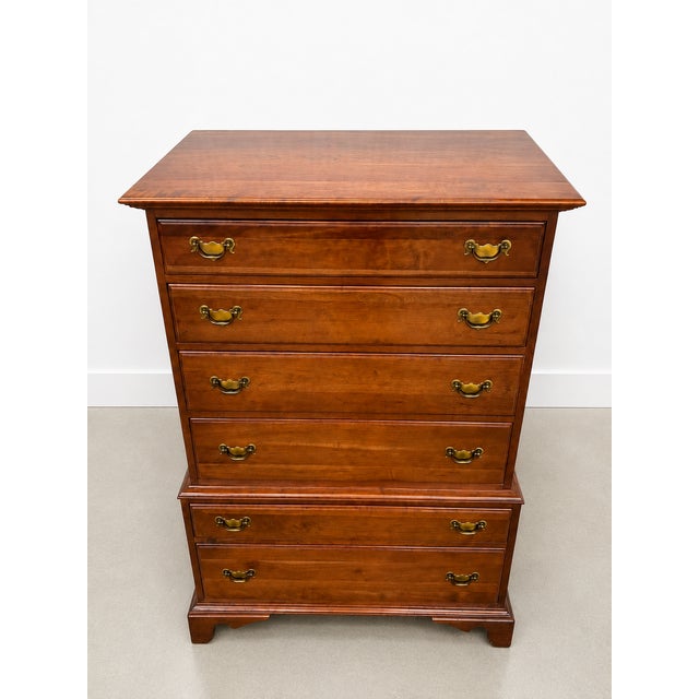 1960s 1960s Unique Furniture Makers 6 Drawer Tallboy For Sale - Image 5 of 10