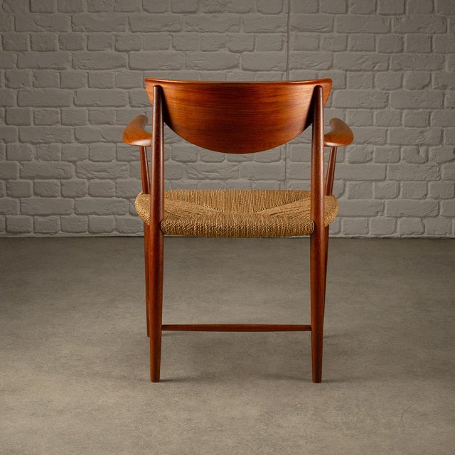 Model 317 and 316 Dining Chairs and Stools by Hvidt and Mølgaard-Nielsen for Søborg Møbelfabrik, 1950s, Set of 10 For Sale - Image 11 of 18