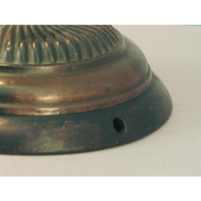 1910s Faries Table Desk Lamp Japanned Copper Emeraldlite Green Shade For Sale - Image 9 of 9