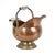 Antique Copper Helmet-Shaped Coal Scuttle with Lion Heads and Delft Ceramic Details For Sale - Image 9 of 15
