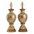 Vintage Hand Painted Ceramic Moorish Table Lamps Restored - A Pair For Sale