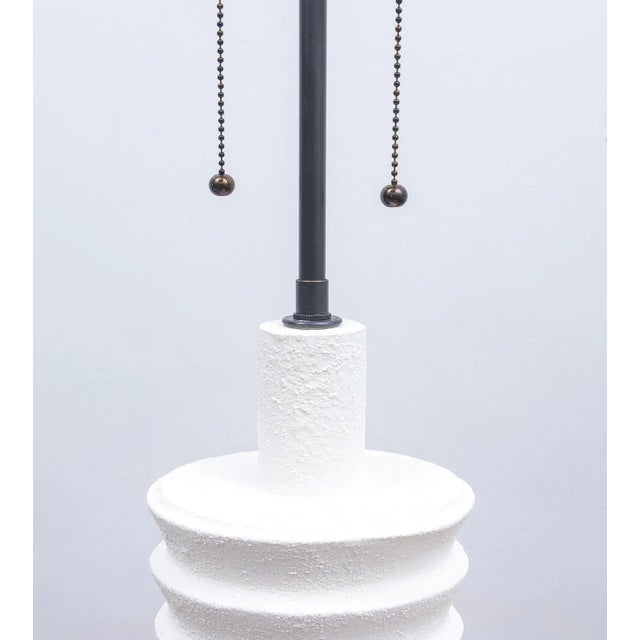 Sculpture Materials Bespoke Plaster Luc Lamps - a Pair For Sale - Image 7 of 10