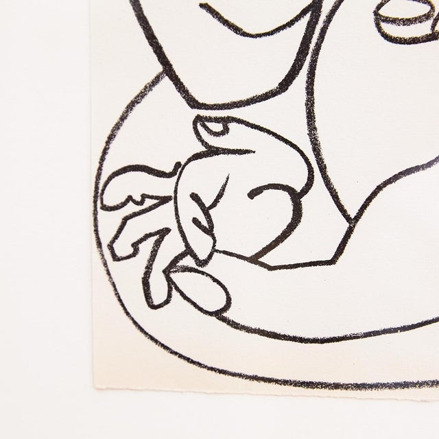 Françoise Gilot, Pages D'amour, 1951, Lithograph, Framed For Sale - Image 7 of 11