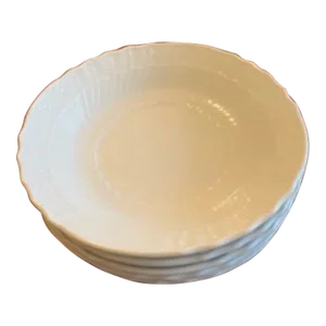 1950s Ginori White Bianco Fruit/Side Dishes