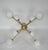 Vintage Sputnik Chandelier in Brass and Glass, 1960s, in Very Good conditions. Designed 1960 to 1969 Up to 250V (Europe/UK...
