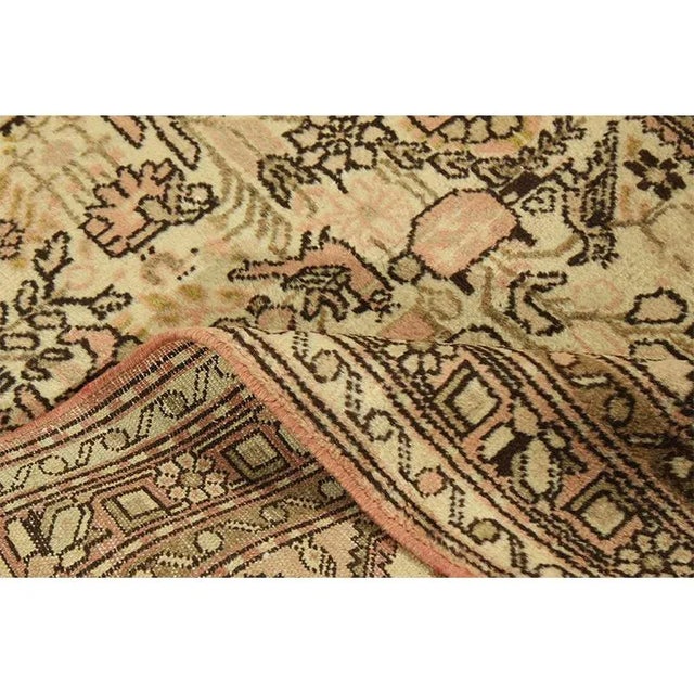 Traditional 1950s Old Vintage Persian Tafrash Area Rug 2x16 For Sale - Image 3 of 11
