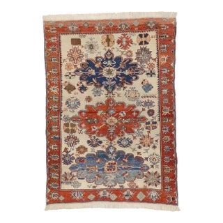 Vintage Turkish Rug, 04'11 X 06'10 For Sale