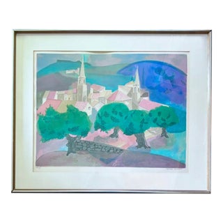 Original Mid Century Georges Lambert Lithograph, Signed and Numbered For Sale