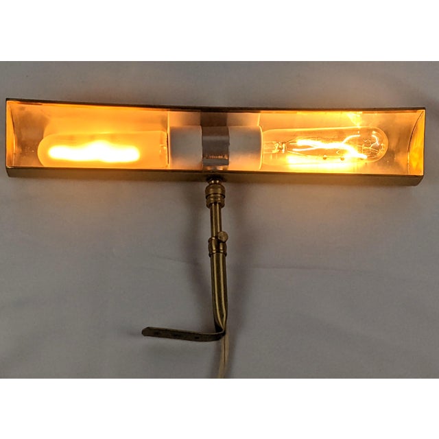 Vintage House of Troy Traditional Picture Light in Aged Brass — 4 Available For Sale - Image 11 of 13