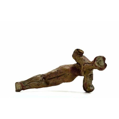 Painted terracotta sculpture realized by sirio pellegrini in 1960s. Good condition. Sirio pellegrini, born in rome on...