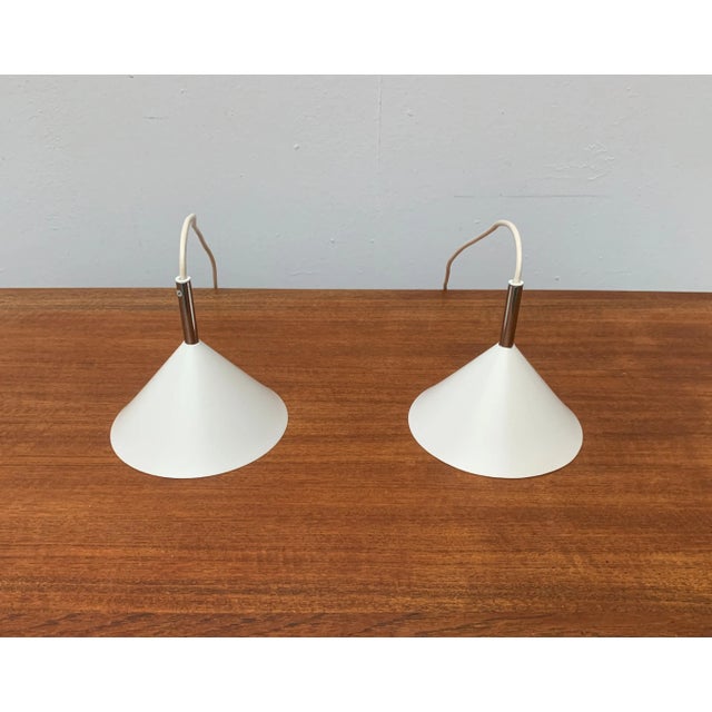Vintage Danish Pendant Lamps, Set of 2, in Very Good conditions. Designed 1970 to 1979 Up to 250V (Europe/UK Standard).The...