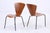 Set of 2 Teak Chairs in Danish Design Set FEATURES * High-quality workmanship * Material: Teak & steel tubing * Timeless...