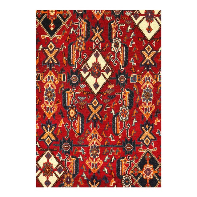 Qashqai rugs bring a unique approach to the Persian rug market. The Qashqai find themselves adorned with prominent,...