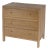 Nora 34 in. W Wood 3 Drawer Chest, Light Natural For Sale