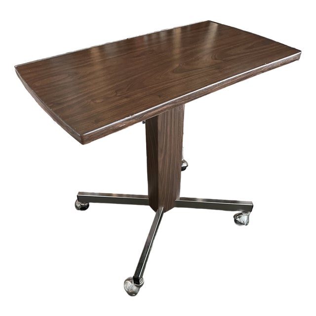 Mid Century Side Table Cart For Sale