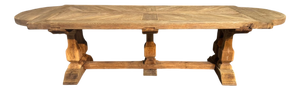 Large French 3-Meter Oak Farmhouse Dining Table, 1920s