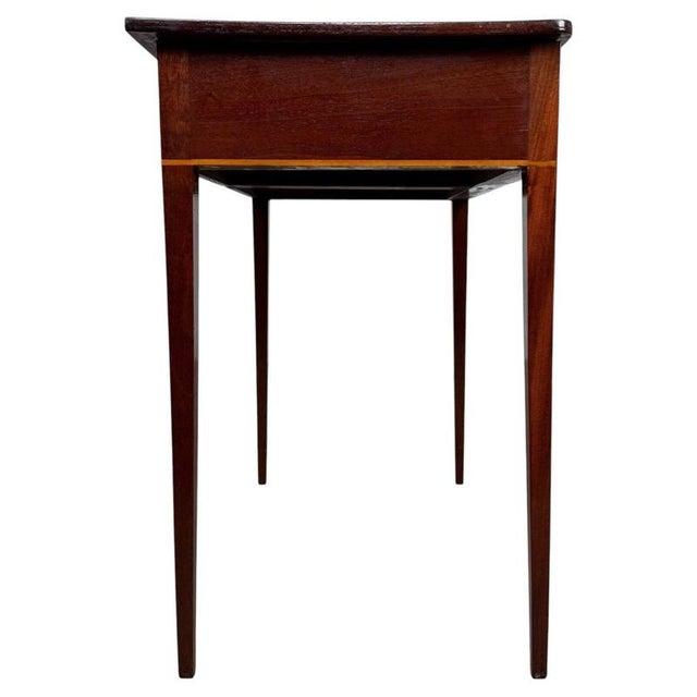 18th Century Antique Georgian English Mahogany Writing Table For Sale - Image 3 of 10