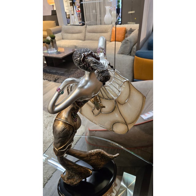 Art Deco Artmax Art Deco Style Sculptural Table Lamp For Sale - Image 3 of 10