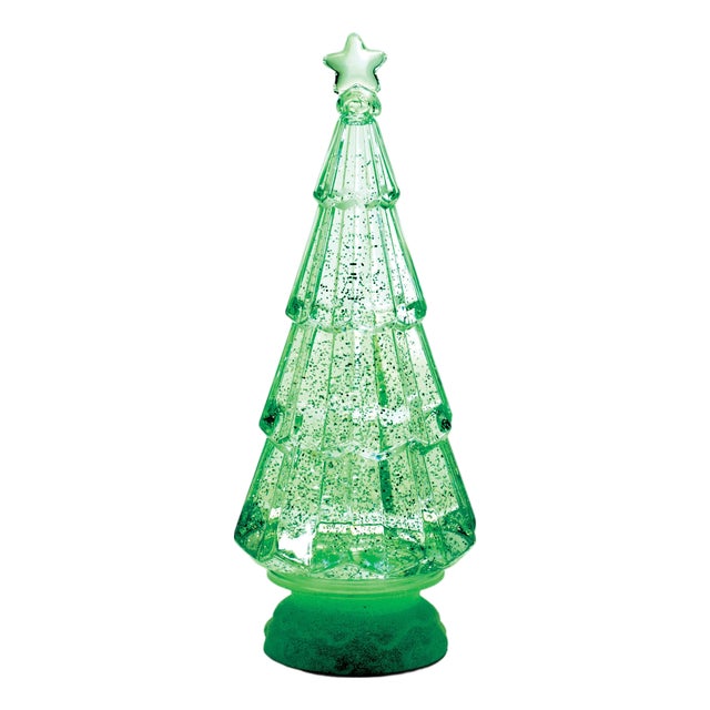Green LED Christmas Tree 12"H For Sale