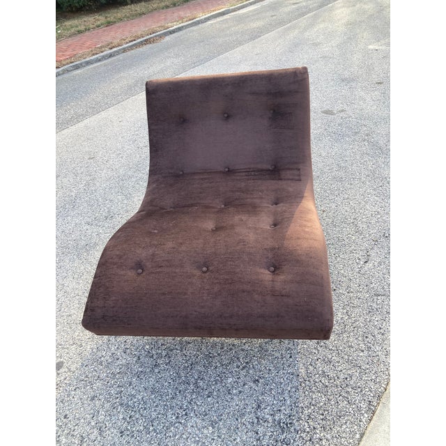 Adrian Pearsall 1970s Adrian Pearsall Style Wave Chaise Lounge For Sale - Image 4 of 12