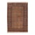 Rustic Bokhara Brown/Beige Hand Knotted Wool Rug For Sale