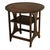 Antique Folk Art Poker Work Arts & Crafts Monks Bench Table Chair New York 1900 For Sale In Portland, OR - Image 6 of 15