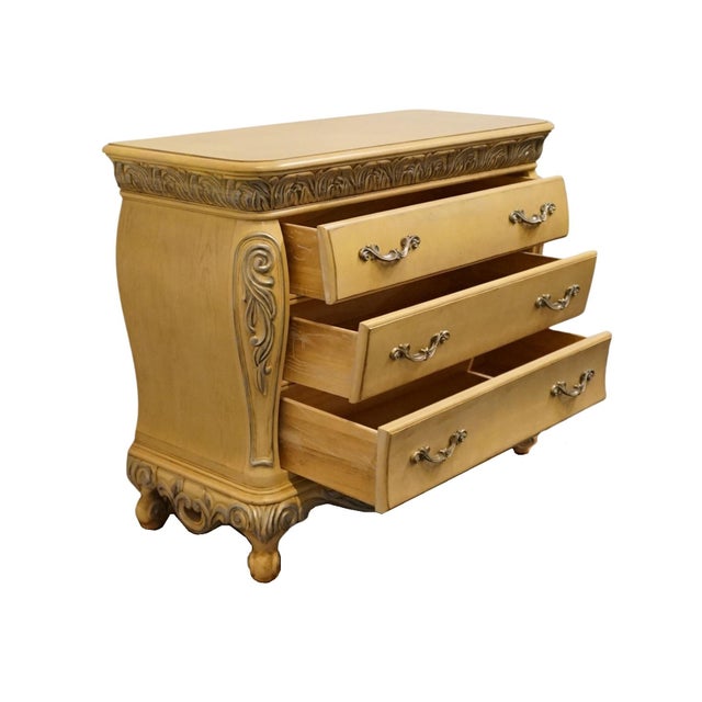 Pulaski Furniture Contemporary Louis XV French Provincial 46" Low Chest of Drawers 6344-127 For Sale - Image 4 of 12