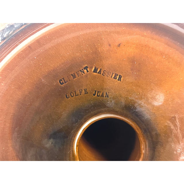 Clement Massier Golfe Juan Art Pottery Chamberstick c.1900 For Sale - Image 12 of 16