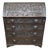 1920s English Oak Carved Slant-Front Desk For Sale