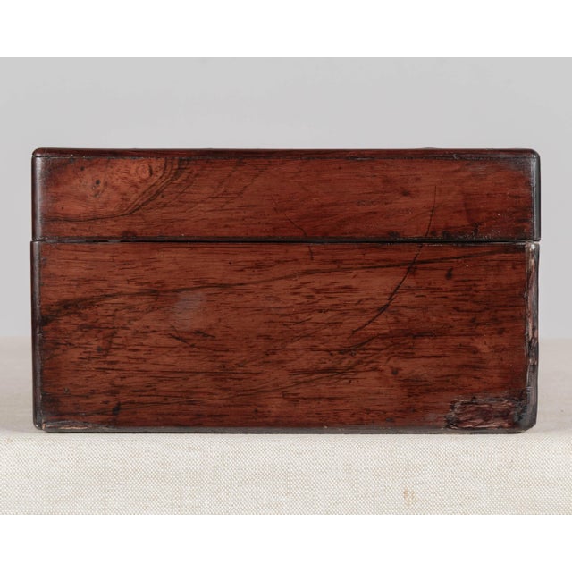 19th Century French Napoleon III Marquetry Box For Sale - Image 11 of 11