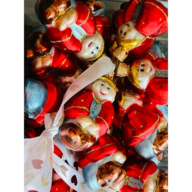 Traditional 20 S Vintage European Mrs.Claus Christmas Ornaments Figurines For Sale - Image 3 of 6