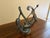 Vintage English Country Brass & Verdigris Armillary Sundial For Sale - Image 4 of 11