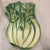 Green Hand Painted Celery Ceramic Mold Italian Trivet For Sale - Image 8 of 8
