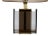 Paul Hanson Brass and Smoked Glass Table Lamp Italy For Sale - Image 9 of 9