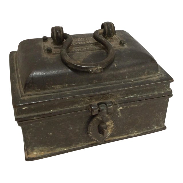 Early 19th Century East Asian Bronze Lock Box For Sale