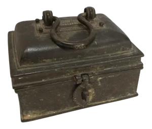 Early 19th Century East Asian Bronze Lock Box