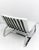 Silver Delaunay Lounge Chairs in Leather by Rodolfo Dordoni for Minotti, Set of 2 For Sale - Image 8 of 13