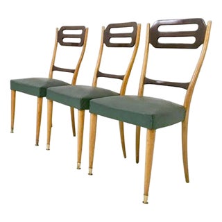 Vintage Dining Chairs Set of 3 For Sale