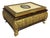 Antique Wooden Jewelry Box with Gilded Brass, 1890s For Sale
