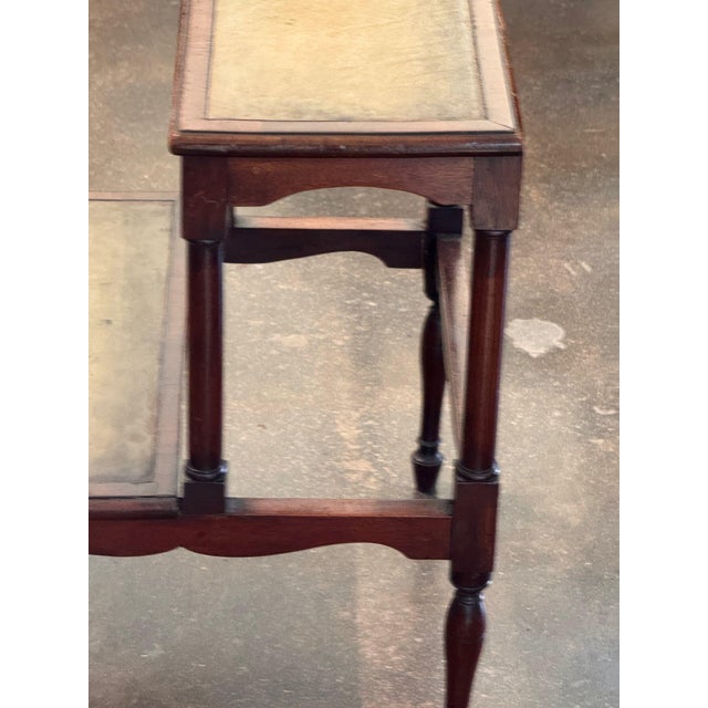 Brown 19th Century Mahogany Library Steps For Sale - Image 8 of 10